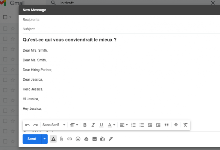 comment écrire un email professionnel en anglais